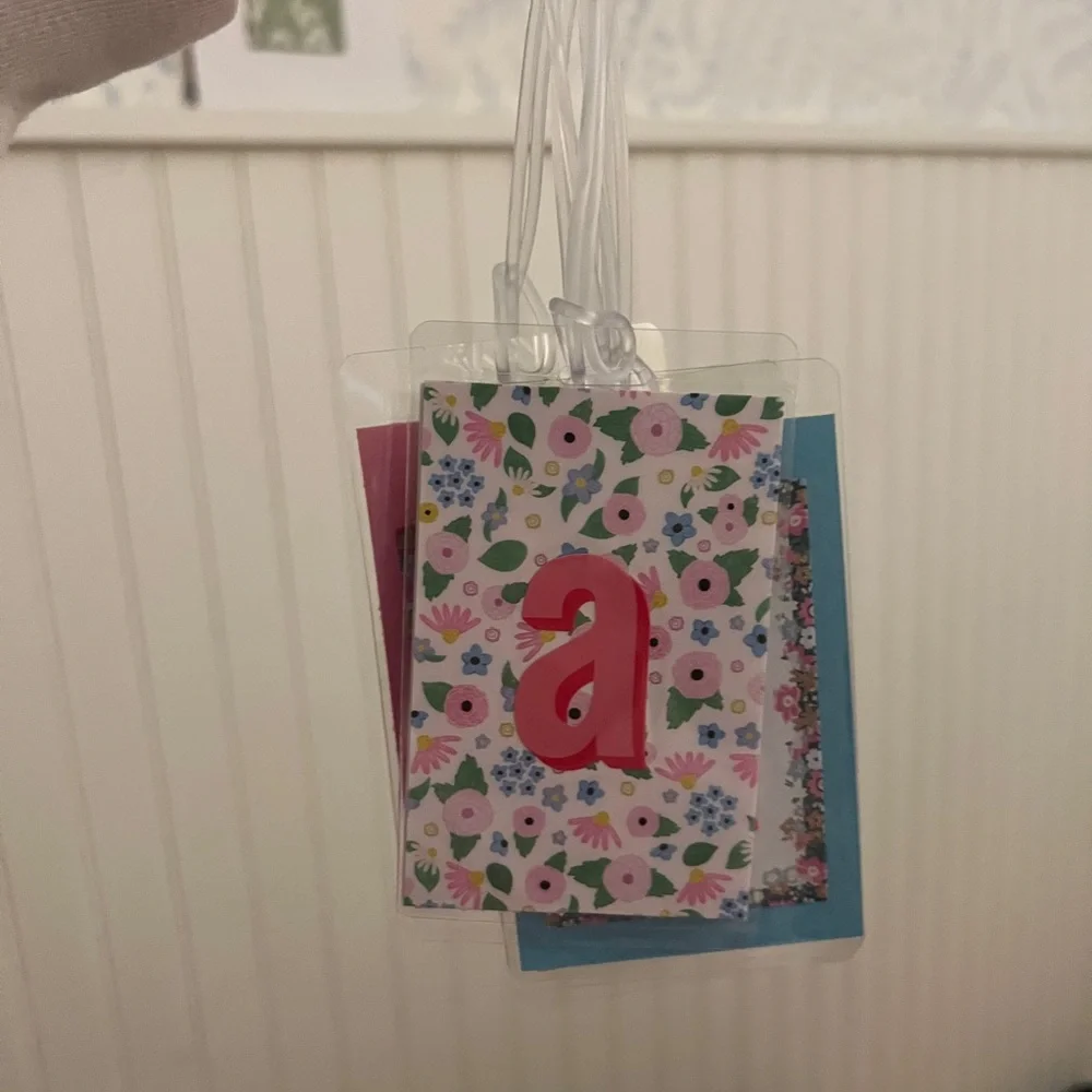 Pink Floral Letter L Wall Decor